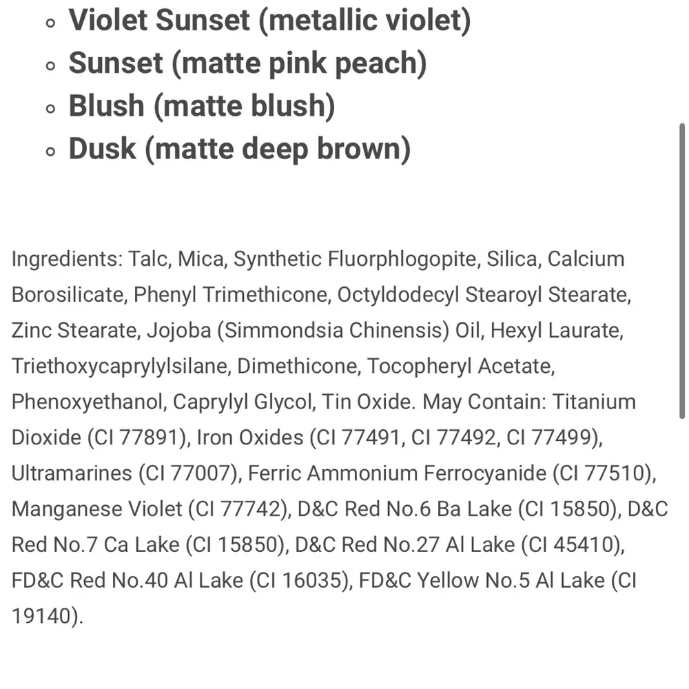 Violet Voss Violet Sunset Eyeshadow Palette